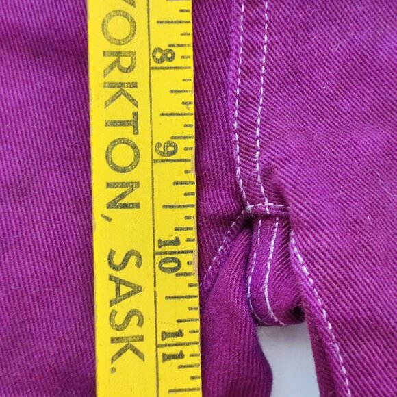 Joe Fresh High-rise Flare jeans women's size 25 purple - Picture 13 of 14